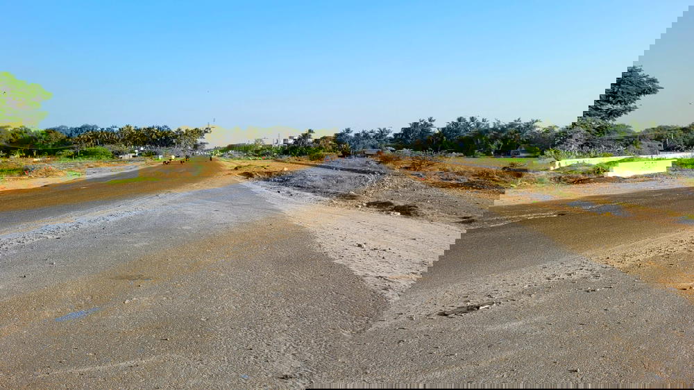 Way to Panjamadevi and V.Agaram Colony