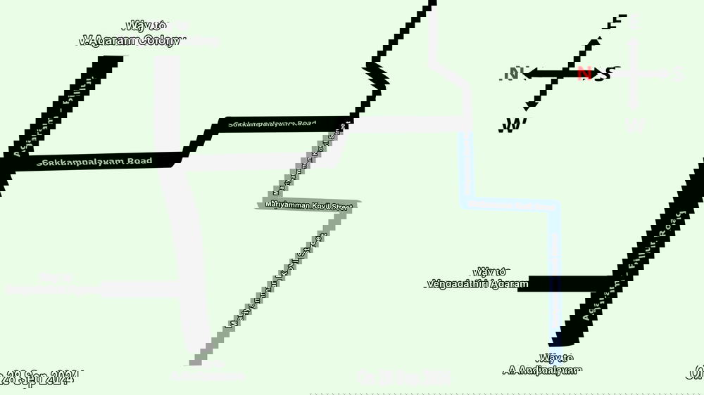 Sokkampalayam Roadmap